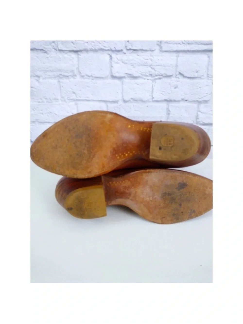 Dan Post Cowboy Western Boots Brown Leather 12B